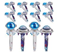 ifundom Lot de 20 Ballons Astronautes et Disques Volants en Aluminium Gonflables Décorations de Fête Légères et Portables Centres de Table pour Anniversaire Thème Espace Garçon et