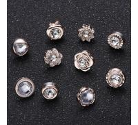 ifundom Lot de 20 Broches en Perles avec 48 Cristaux Épingles de Sûreté Décoratives pour Femme et Fille Accessoire Polyvalent pour Pull Châle Robe et Manteau