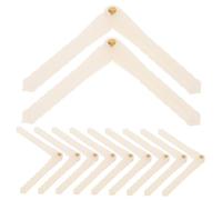 ifundom Lot de 20 Charnières à Goupille 45 X 67 MM pour Maquette D’Avion Radiocommandé Pièces Détachées Légères en Plastique pour Fixation Ailes Accessoires de Modélisme DIY Contrôle