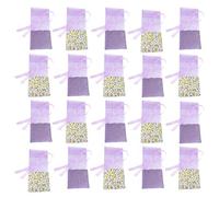 ifundom Lot de 20 sachets vides en Tissu de Lin et Organza pour Lavande, épices et