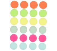 ifundom Lot de 24 Balles Rebondissantes Phosphorescentes en Caoutchouc 25 MM Solides et Mates Couleurs Aléatoires Lumineux pour Fêtes Présents Invités et Couleur