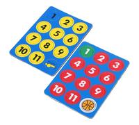 ifundom Lot de 24 Petits Aimants Ronds Magnétiques Blancs pour Tableau Magnétique D'entraînement de Basketball, Accessoires Tactiques Compacts et Portables pour Planification Stratégique