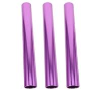 ifundom Lot de 3 Bâtons de Relais en Alliage d'Aluminium 38 CM Violet Équipement de Course pour Piste Relais de Compétition et Entraînement Sprint Matériel Léger et Robuste pour