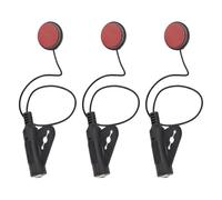 ifundom Lot de 3 Capteurs Piézoélectriques Adhésifs pour Guitare Acoustique, Ukulélé et Kalimba, Micro Piezo 50 MM Haute Sensibilité, Réglage Sonore Précis, Accessoire sans Perçage pour