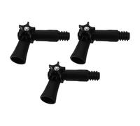 ifundom Lot de 3 Embouts Articulés pour Rallonge Filetée, Accessoires pour Balai à Franges et Raclettes à Vitres, Fixation par Vis, Adaptés au Nettoyage de Vitres et Plafonds