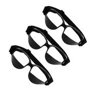 ifundom Lot de 3 Lunettes de Protection de Basketball Noires Réglables, Légères et Respirantes, Aide à L'entraînement pour Dribble, Équipement Sportif D'équipe, Confort pour Entraînements