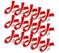 ifundom Lot de 30 Broches Ruban Rouge en Alliage de Zinc Épingle Créative de Lutte le Sida Réutilisable et Résistante pour Événements Caritatifs et Sensibilisation au Vih