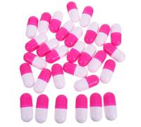 ifundom Lot de 30 Capsules D'imitation pour Tout-Petit, Modèle Médical en Plastique Rose, Éducatif pour Jeu de Rôle Médecin Garçon et Filles, Présent pour Éveil et Créativité