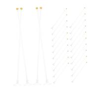 ifundom Lot de 30 Mâts de Drapeau à Ventouse pour Voiture Support Adhésif sans Perçage Fixation Forte pour Vitre et Capot Utilisation Intérieure et Extérieure Léger et Résistant