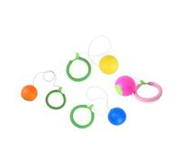 ifundom Lot de 4 Anneaux de Saut Rotatifs pour Garçon et Filles, de Coordination Sensorielle Balle Sauteuse Colorée Aléatoire, Jeu Sportif pour Fitness et Activité Couleur Aléatoire