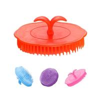 ifundom Lot De 4 Brosses De Massage Cuir Chevelu Brosse à Shampoing Exfoliante Pour Cheveux Massage Stimulant Cuir Chevelu Détente Bain