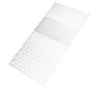 ifundom Lot de 4 Gabarits de Matelassage Rectangulaires en Acrylique Transparent 20x10 Cm, Pochoirs pour Broderie Sashiko et Quilting la Main, Outils Couture pour Loisirs Créatifs