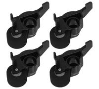 ifundom Lot de 4 Galets de Serrage pour magnétophone : Remplacement du Galet de Serrage pour magnétophone à Cassettes - poulie en Plastique de 10 mm pour l'entretien du magnétophone,