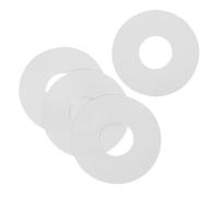 ifundom Lot de 4 Joints d'Étanchéité pour Soupapes de Bateaux Gonflables Rondelles PVC Blanches de 9 CM Accessoires Résistants aux Intempéries pour Kayaks et Matelas Pneumatiques