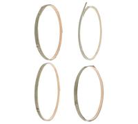 ifundom Lot de 4 Lanières de Bambou Naturel pour Tressage Artisanal Larges 05 CM à 2 CM Longueur 3 M Matériaux Solide pour Réparation Meubles en Rotin Vannerie et Décoration de Fleur