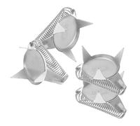 ifundom Lot de 4 Pinces à Émailler pour Argile et Céramique, Mini Pinces 2,8 CM en Acier Inoxydable, Outils Ergonomiques pour Trempage, Adaptées aux Séances de Vitrage Prolongées
