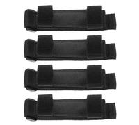 ifundom Lot de 4 sangles adaptatives pour l'alimentation - Manchette universelle - Sangle de main en nylon - Porte-ustensiles pour personnes handicapées (fourchette, cuillère, brosse à dents,