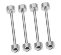 ifundom Lot de 4 Tiges de Connexion pour Bracelet de Montre 22 Mm en Acier Inoxydable, Tubes à Vis Résistants la Corrosion, Accessoires de Réparation Montres Compatibles et Pièces