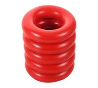 ifundom Lot de 5 Anneaux Lestés Rouge pour Entraînement Swing Golf Accessoires D’entraînement au Poids pour Amélioration Technique Aide au Swing Golf pour Débutants et Pros