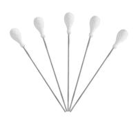 ifundom Lot de 5 Bâtonnets D'allumage en Acier Inoxydable Boules de Coton Anti-brûlures, Outil Polyvalent pour Ventouses, Adapté aux Massages, Usage Sécurisé et Solide