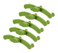 ifundom Lot de 5 Clips en Plastique Vert pour Façonnage de Branches, Soutien Facile à Repositionner pour Plantes Grimpantes en Jardinage