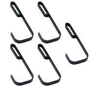 ifundom Lot de 5 Crochets Métalliques Noirs pour Supports d'arbre, Fixation Robuste et Solide pour Mirador de Chasse, Accessoires Suspendre Compacts Adaptés à L'extérieur Activités