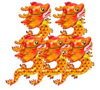 ifundom Lot De 5 Décorations Pour Le Nouvel An Chinois Thème Année Du Dragon Ballon Géant Rouge Gonflable En Forme De Dragon Idéal Pour Une Fête Du Printemps
