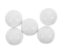 ifundom Lot de 5 Perles Décoratives Blanches en Acrylique 18 Mm pour Roue de Roulette 20-27 Pouces, Accessoires pour Jeux de Société, Fête et Bar, Pièces pour Jeu de Perles à Roue