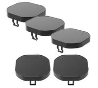 ifundom Lot de 5 Protections Noires pour Phares LED Cubiques 7,6 X 7,6 Cm Cache de Phare en Plastique Étanche et Anti-poussière pour Véhicule Tout Usage, des Reflets et