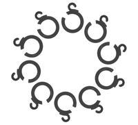 ifundom Lot de 50 Clips de Câble de Frein pour Fauteuil Roulant, Accessoires Plastiques de Fixation, Collier de Maintien pour Conduite de Frein, Compatibles Déambulateurs,