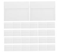 ifundom Lot de 50 Enveloppes Autocollantes Blanches A2 en Papier Double Couche Format Rectangulaire pour Cartes Lettres et Invitations Enveloppes d'Invitation Polyvalentes pour