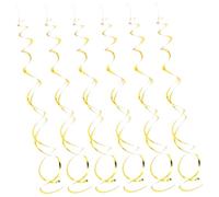 ifundom Lot De 6 Banderoles Décoratives Suspendues Au Plafond Guirlandes En Spirale Pour Fête Halloween Anniversaire Mariage