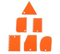 ifundom Lot de 6 Grattoirs à Argile en Plastique Outils de Sculpture sur Argile pour Poterie Plaques à Racler pour Modelage Accessoire de Sculpture Artistique pour Création Céramique