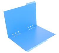 ifundom Lot de 6 Intercalaires A5 en Polypropylène Bleu Onglets Inscriptibles pour Classeur et Bloc-Notes Séparateurs Solide pour Organisation Bureau et Usage Scolaire
