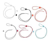 ifundom Lot de 6 Paires de Lacets Élastiques Paresseux Unisexes Taille Unique Accessoires de Chaussures en Crépine Couleurs Variées pour Baskets et Chaussures de Sport Usage