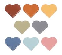 ifundom Lot de 8 Marque-Pages d'Angle de Cœur Mini et Portable Protège-Pages pour Livres Couleurs Variées Accessoires de Lecture Pratiques