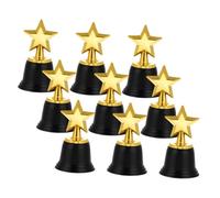 ifundom Lot de 9 Mini Trophées en Plastique D’étoile, Coupe Trophée pour Garçon et Filles, Prix du Concours Scolaire, Récompense Sportive Légère et Solide, pour Cérémonies et Compétitions