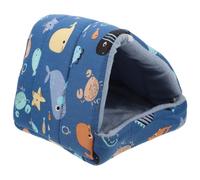 ifundom Maison Chaude Cachette Douillette pour Petits Animaux en Coton et Flanelle Améliore Le Sommeil pour Cochon d'Inde et Hérisson la Cage d'animaux