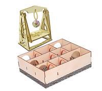 ifundom Maison Labyrinthe pour Hamster Jouet pour Animaux de Compagnie 2 Pcs Jouet d'Activité pour Petits Animaux Gerbille Souris