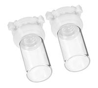 ifundom Mangeoire à Eau pour Fourmis Lot de 2 Coupelles Transparentes Fournitures pour Éleveurs de Fourmis Plastique Réutilisable Anti-Noyade Pratique à Utiliser