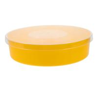 ifundom Mangeoire Ronde pour Abeilles Plastique Nourrisseur Eau Apiculture Transparent avec Surface Antidérapante Installation Facile Au Centre Ruche Alimentation Sécurisée sans Déranger