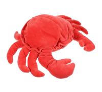 ifundom Marionnette à Main Crabe Peluche 30 Cm Garçon et Filles Interactive Ouverture Bouche pour Spectacle Éducatif Familial