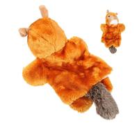 ifundom Marionnette à Main Écureuil Peluche Douce Éducatif Interactif pour Garçon Fille pour Conte et Jeu Maison École