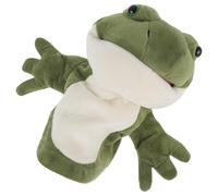 ifundom Marionnette Grenouille Peluche Douce pour Jeu de Rôle et Conte Interactif Parent-garçon Fille Marionnette Main Animale Amusante pour Activités Éducatives et Performances