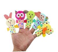 ifundom Marionnettes à Doigts d'animaux en Peluche Douce Lot de 10 Set de Pièces Jouets à Doigts pour Histoires Éducatives et Jeux Interactifs Adaptées aux Tout-Petits et Garçon et