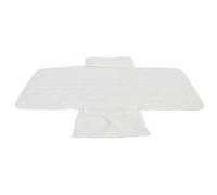 ifundom Matelas à Pliable Imperméable pour Bébé Tapis à Portable en Coton Blanc Motif Petit Ours Lavable et Réutilisable Voyages et Sorties