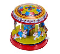 ifundom Mécanique à Remontoir en Métal Vintage, Carrousel Rotatif Nostalgique, Éducatif pour Garçon et Filles, Décoration Rétro pour Fête et Anniversaire, Mécanique Amusant sans Pile