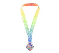 ifundom Médaille D’équitation en Alliage de Zinc, 2,7 Pouces, Ruban | Thème Année du Cheval, Accessoire Polyester pour Concours Scolaires et Tournois D’entreprise