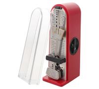 ifundom Métronome Mécanique Précis pour Piano et Guitare, Portable et Compact, Couleur Rouge, Accessoire Musical Polyvalent pour Batterie, Violon, Ukulélé et Saxophone, pour Entraînement