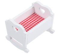 ifundom Meubles de Maison de poupée en Bois, Lits superposés pour bébé, Accessoires de Maison de poupée Miniature à l'échelle 1/12